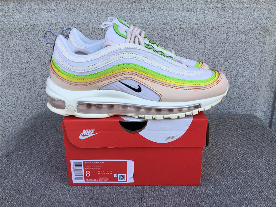 Nike Air Max 97 Full-length Air Cushion Retro Bullet Running Shoes FD0870-100