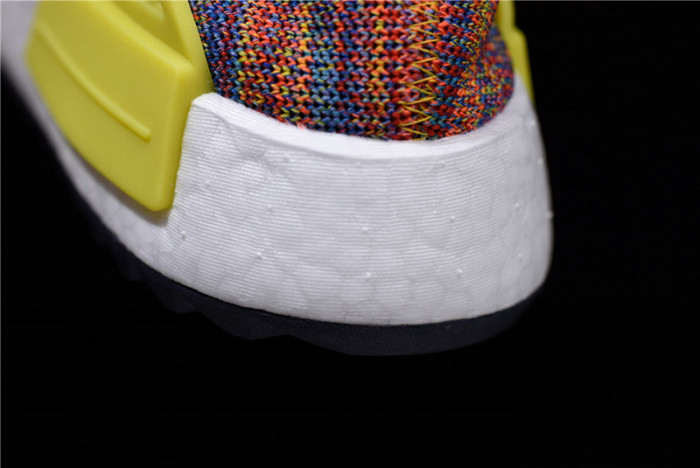 Pharrell x adidas mens NMD Hu Trail bold yellow-footwear white AC7360