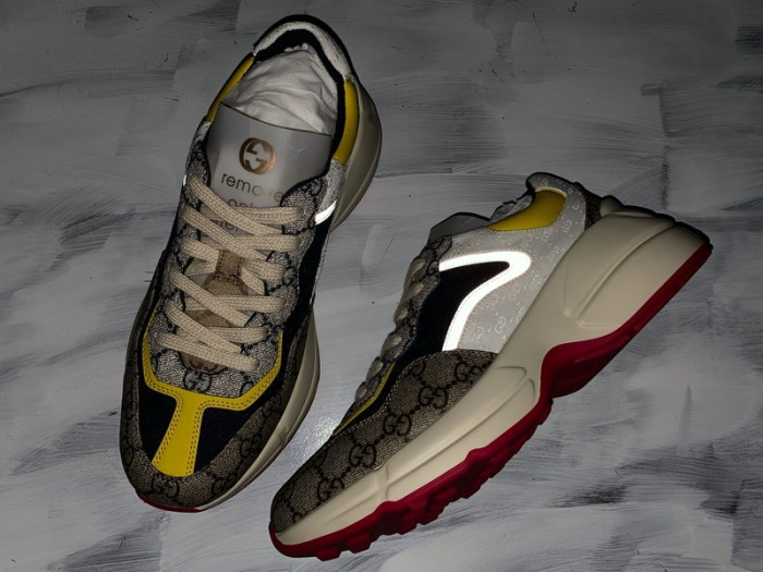 Gucci Rhyton Vintage Trainer Sneaker 576965 DRW00 9522