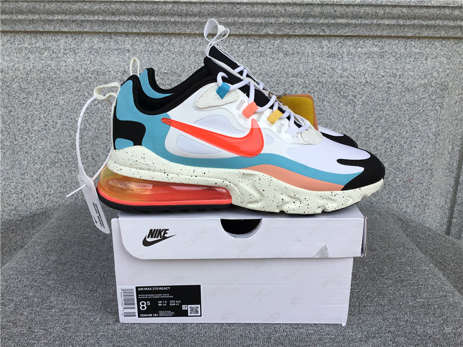Nike Air Max 270 React Air Cushioned Running Shoe DD8498-161