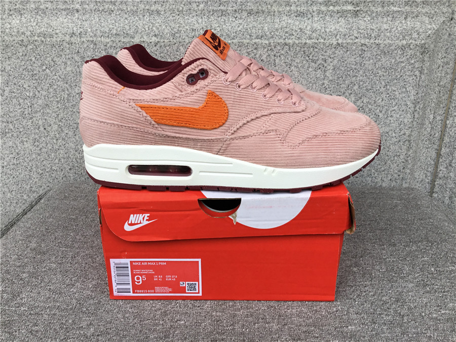 Nike Air Max 1 Nike Half Palm Air Cushion Retro Running Shoes FB8915-600