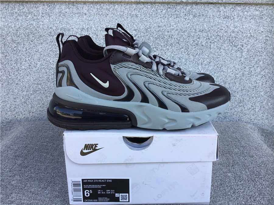 Nike Air Max 270 React Air Cushioned Running Shoe CK2595-600