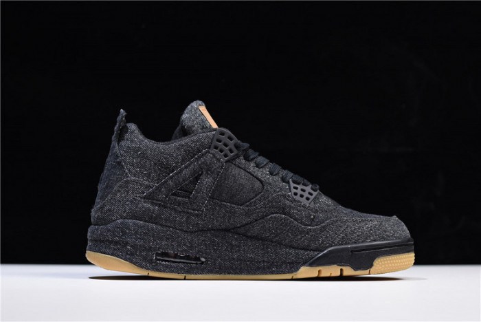 Levis x Air Jordan 4 black AO2571-001
