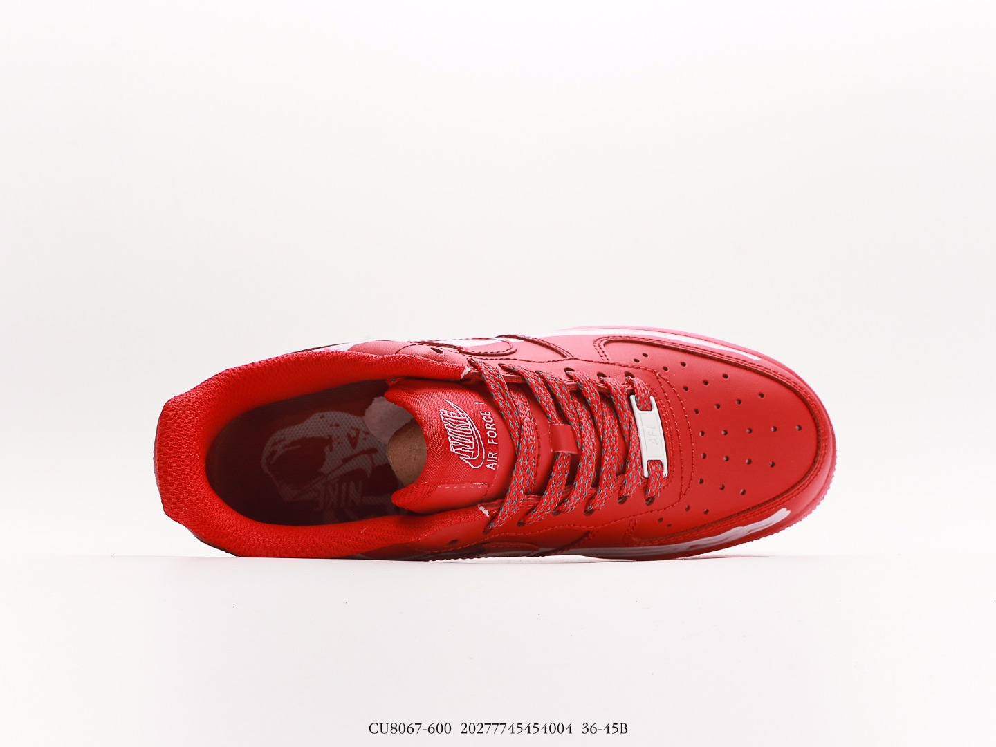 Nike Air Force 1 '07 QS Red Skeleton CU8067-600