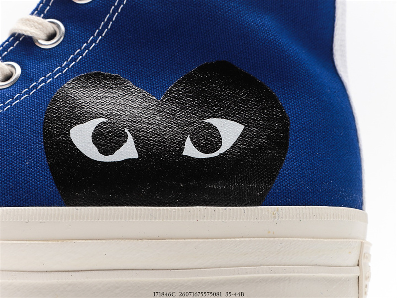 Converse Chuck Taylor All-Star 70 Hi Comme des Garcons PLAY Blue 171846C