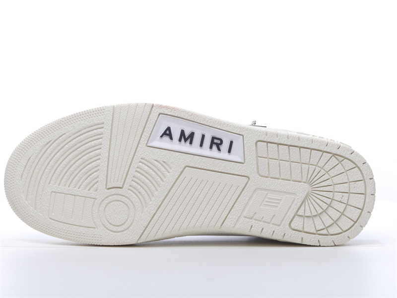 AMIRI Skel Top Low White MFS003-194
