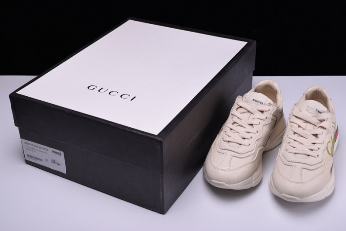 GUCCI LOGO RHYTON VINTAGE TRAINER SNEAKER