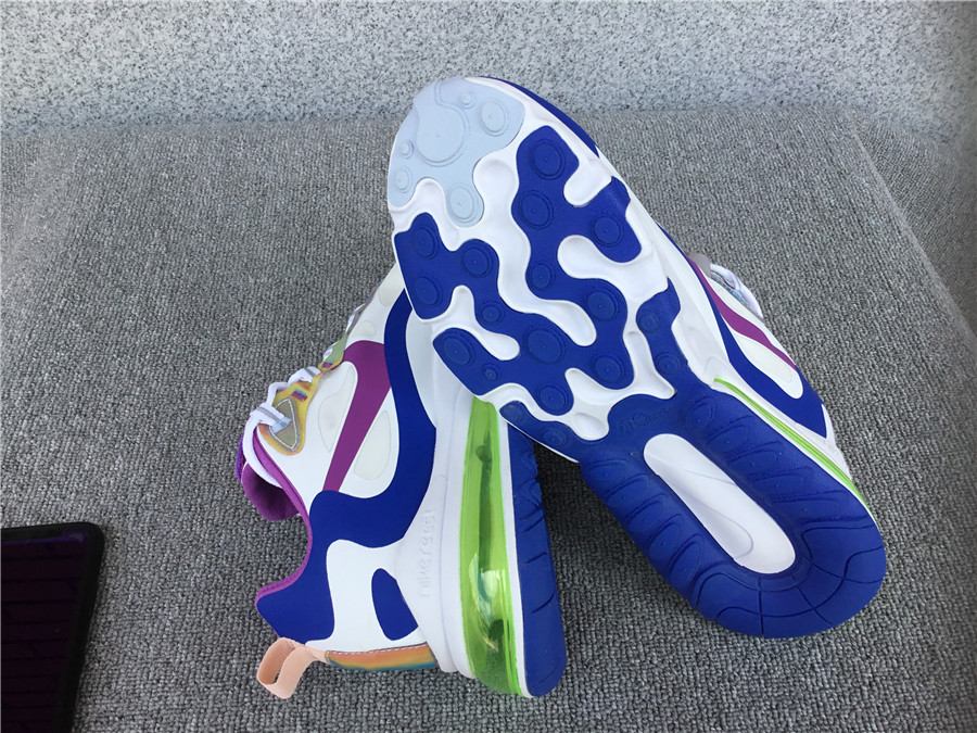 Nike Air Max 270 React Air Cushioned Running Shoe CW0630-100