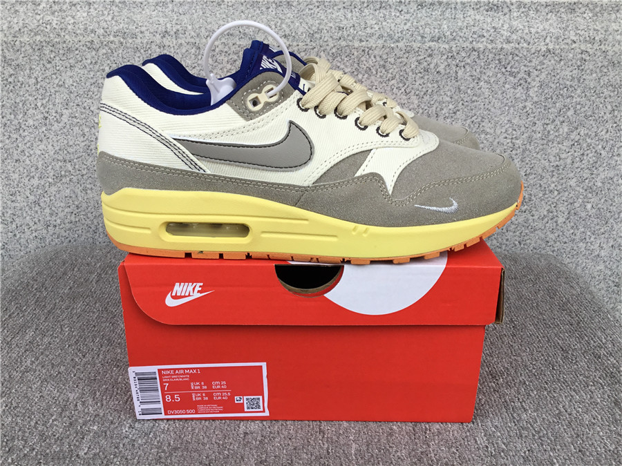 Nike Air Max 1 Nike Half Palm Air Cushion Retro Running Shoes BV3050-500
