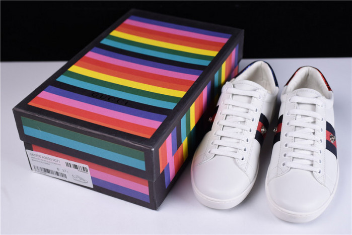 GUCCI Ace Embroidered Low-Top Sneaker womens 6951103-5618