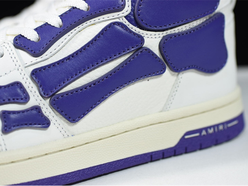 AMIRI Skel Top Hi Purple White