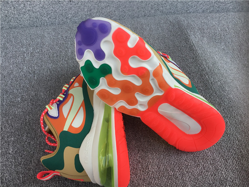 Nike Air Max 270 React Air Cushioned Running Shoe CQ4805-071