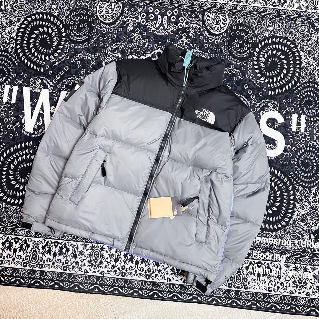 THE NORTH FACE XINVINCIBLE joint model 1996 series Retro Nuptse embroidered Logo warm color matching
