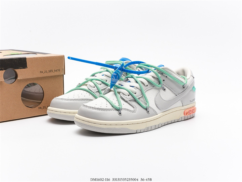 Nike Dunk Low Off-White Lot 26 DM1602-116 SAIL/NEUTRAL GREY