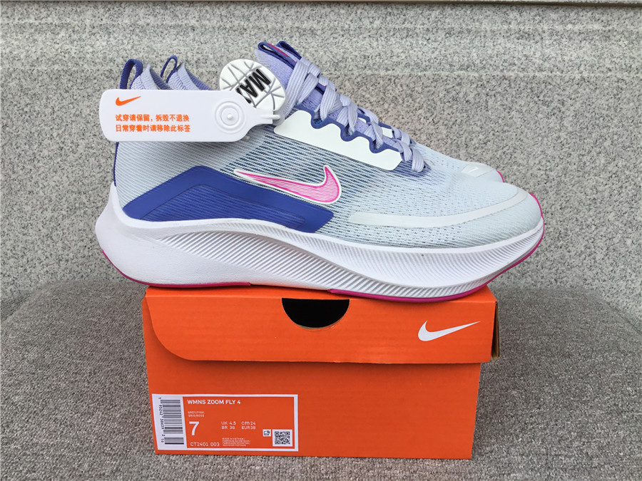 Nike Zoom Fly 4 Carbon Plate Running Shoe CT2401-003