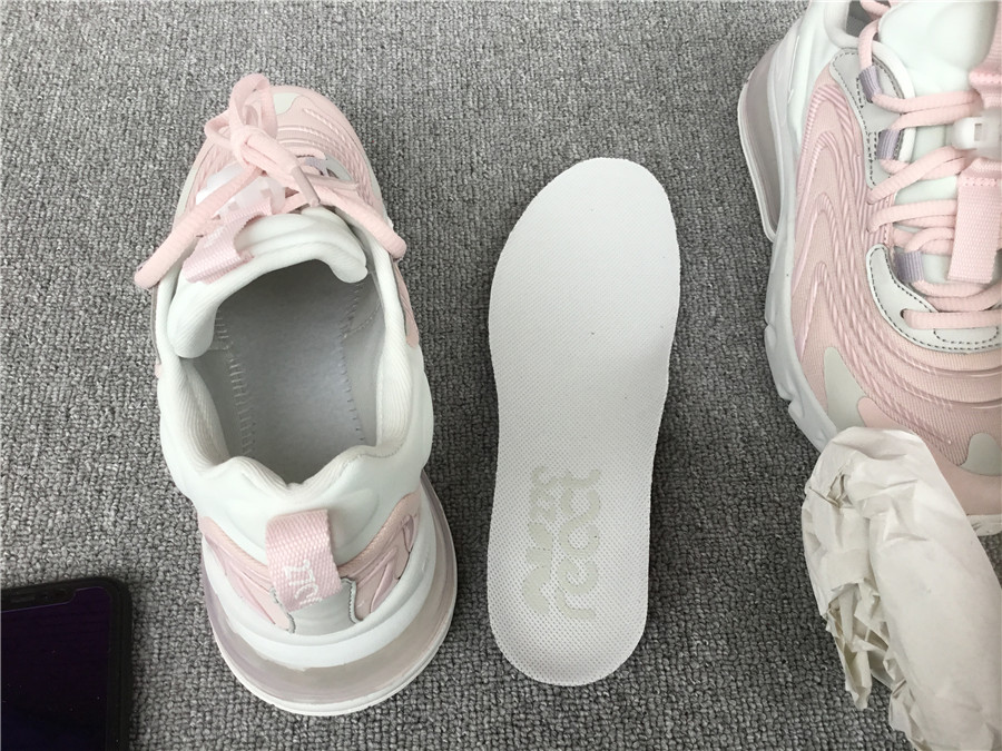 Nike Air Max 270 React Air Cushioned Running Shoe CK2595-001