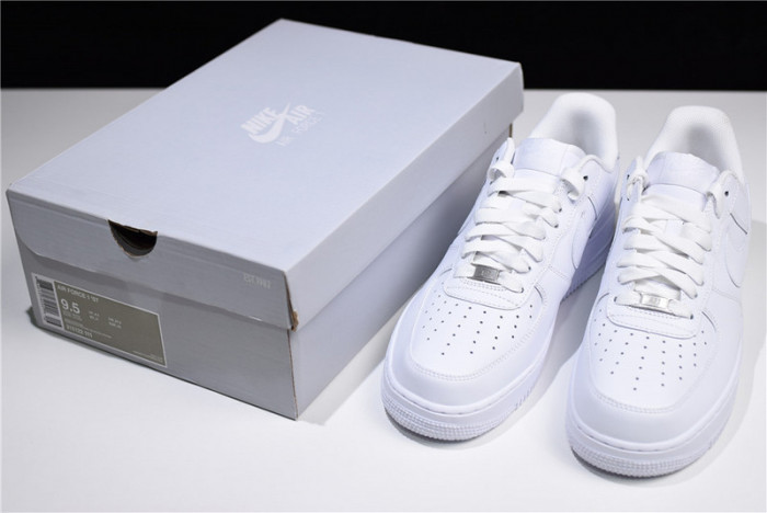 Nike Air Force 1 07 All Triple White Classic Shoes Sneakers AF1 315122-111/CW2288-111