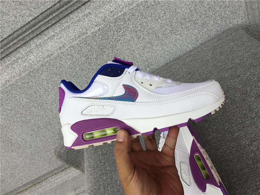 Nike Air Max90 Joint Air Cushion Mesh Breathable Running Shoes CJ0623-100