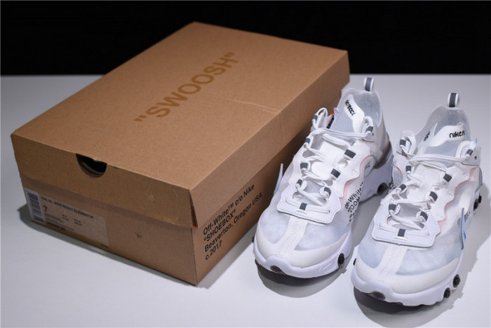 Off White x Nike Upcoming React Element 87 AQ0068-100