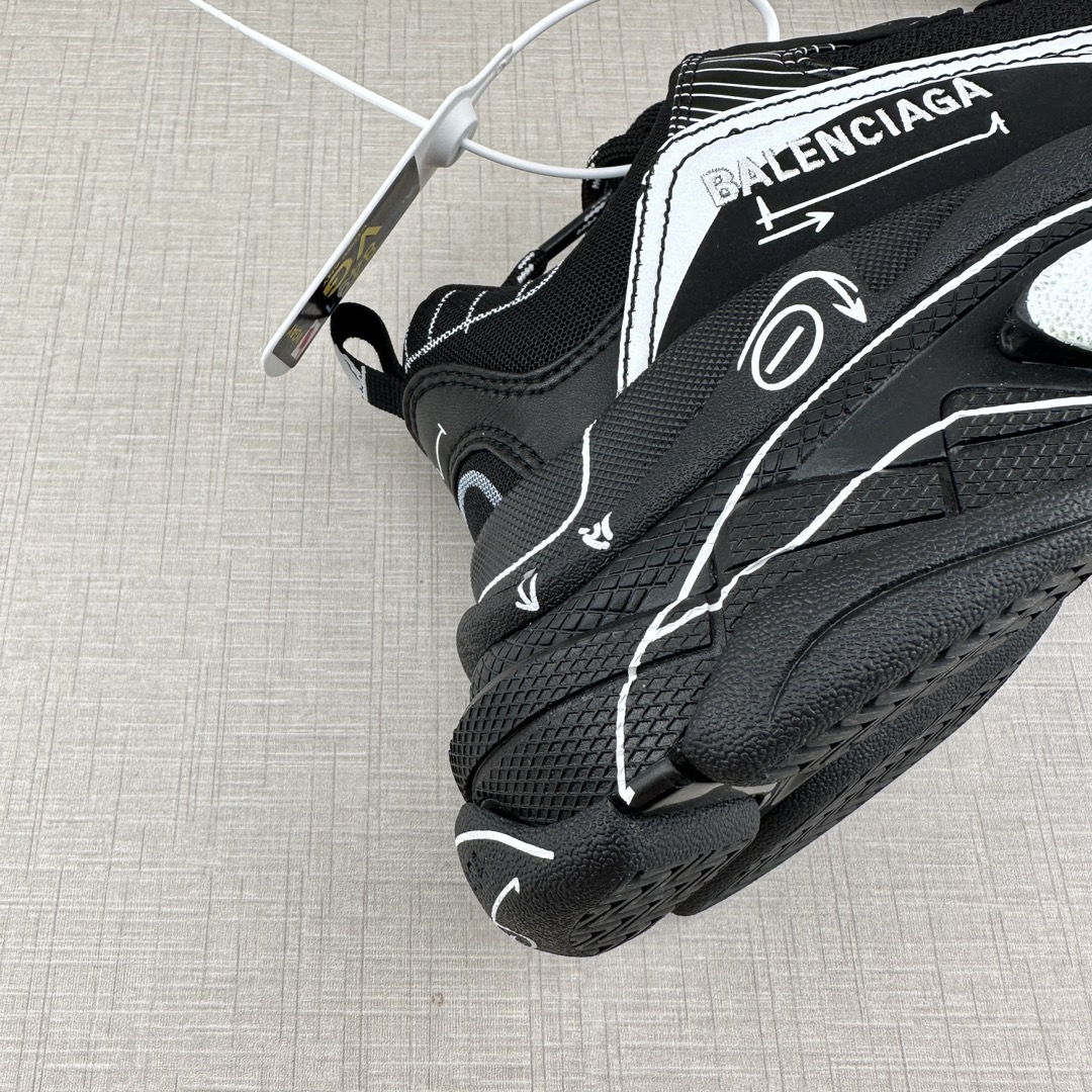 Balenciaga Dad Shoes 10th Generation Black