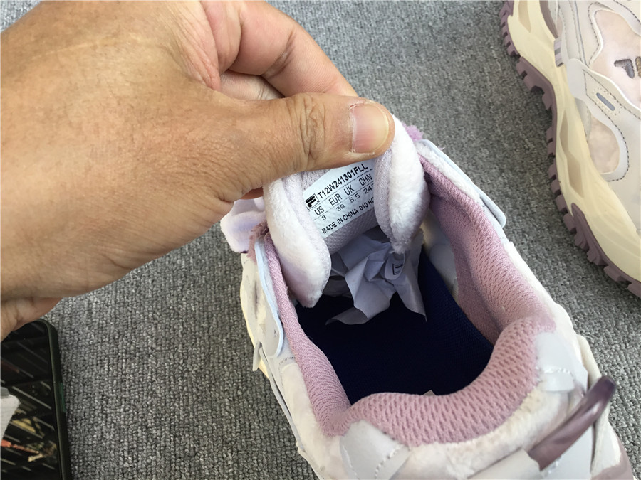 Fila heightened retro casual running shoes old shoes T12W241301FLL