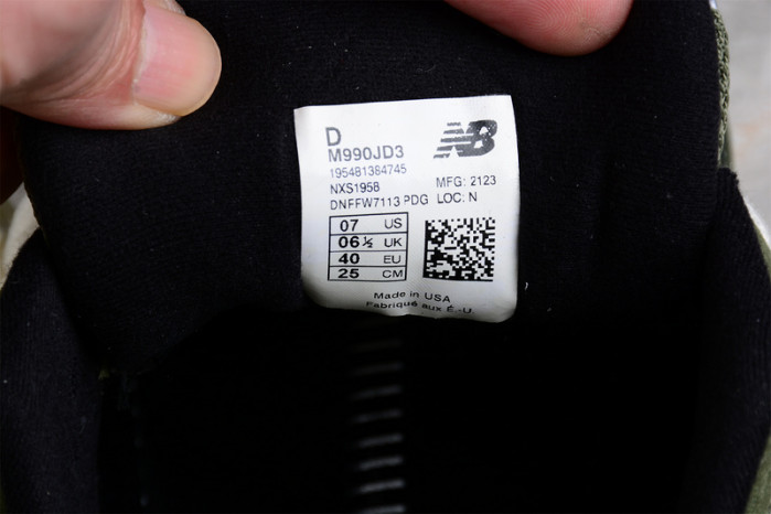 JJJJound x New Balance 990V3