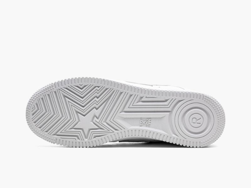 2022 A BATHING APE? Mens BAPE STA Jjjjound-Bape White/Grey