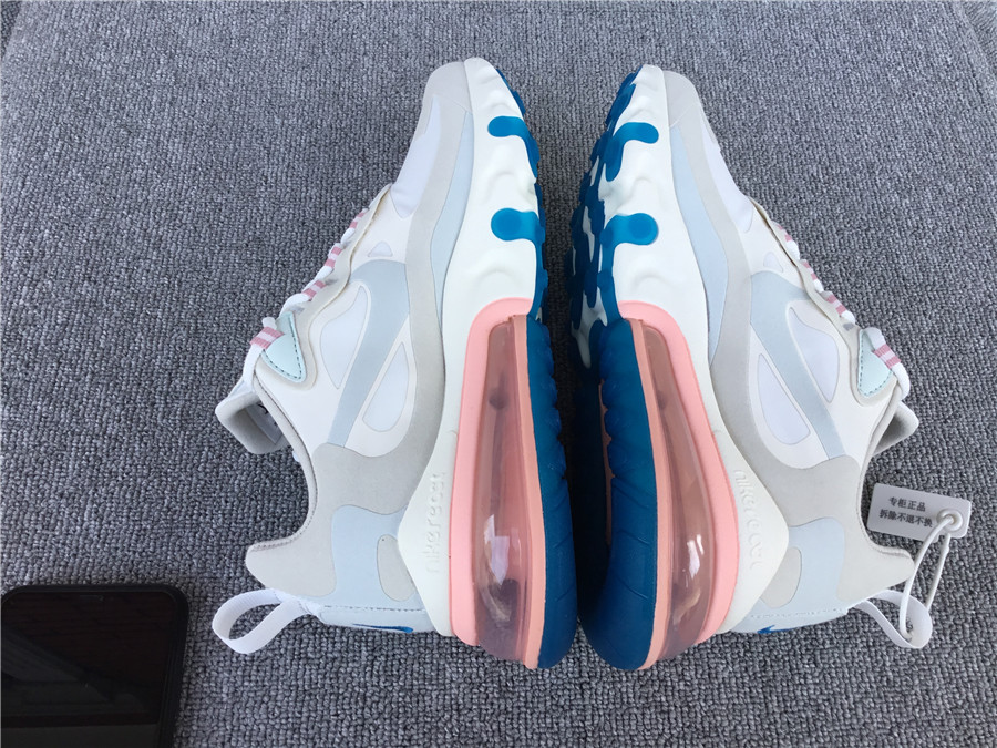 Nike Air Max 270 React Air Cushioned Running Shoe AT6174-100