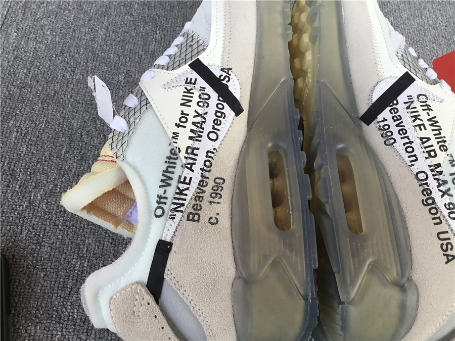 Nike Air Max90 Joint Air Cushion Mesh Breathable Running Shoes AA7293-100