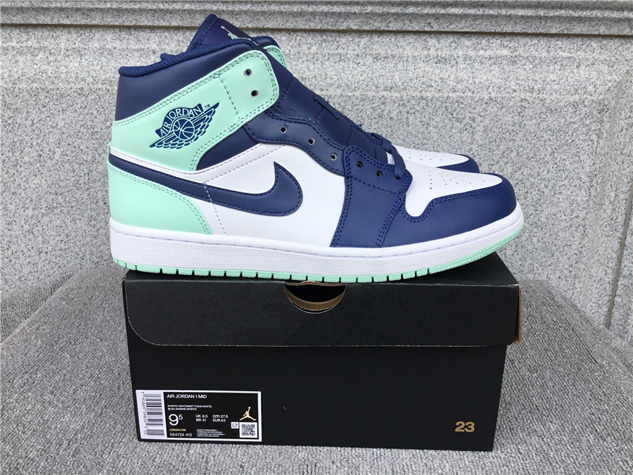 Air Jordan 1 Mid Otomo Cyan Brown Mocha