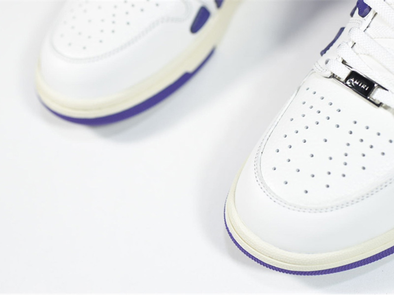 AMIRI Skel Top Hi Purple White