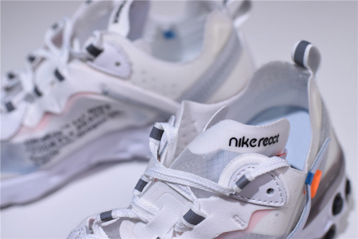 Off White x Nike Upcoming React Element 87 AQ0068-100