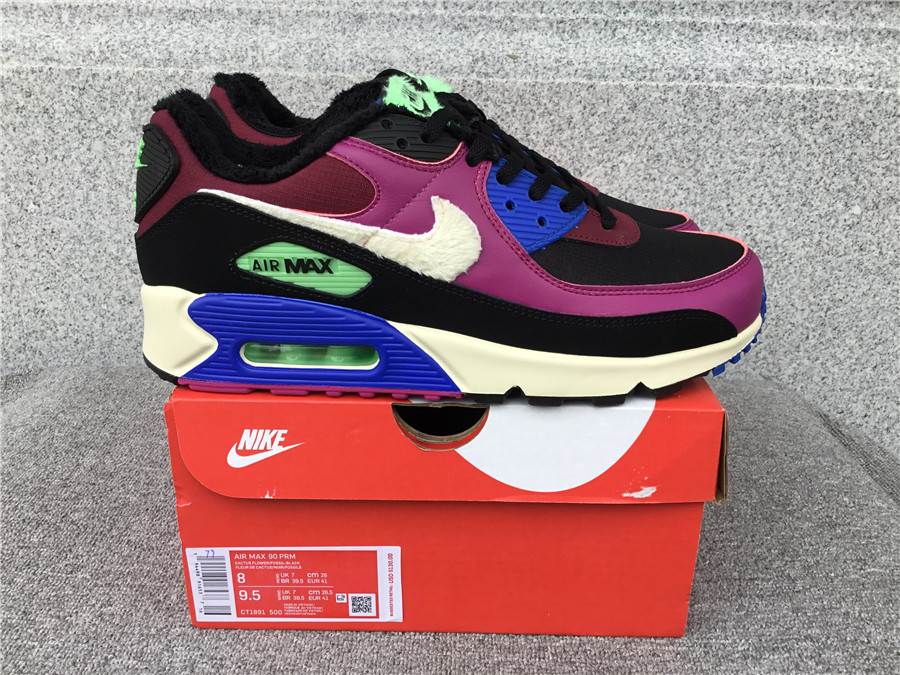 Nike Air Max90 Joint Air Cushion Mesh Breathable Running Shoes CT1891-500