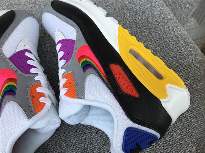 Nike Air Max90 Joint Air Cushion Mesh Breathable Running Shoes CJ5482-100