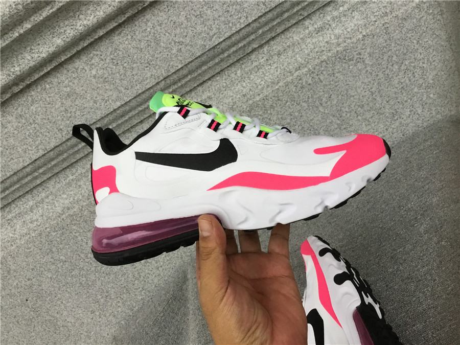 Nike Air Max 270 React Air Cushioned Running Shoe CJ0619-101