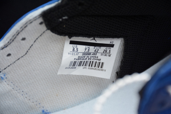 AIR JORDAN 1 OG Game Royal blue 555088-403