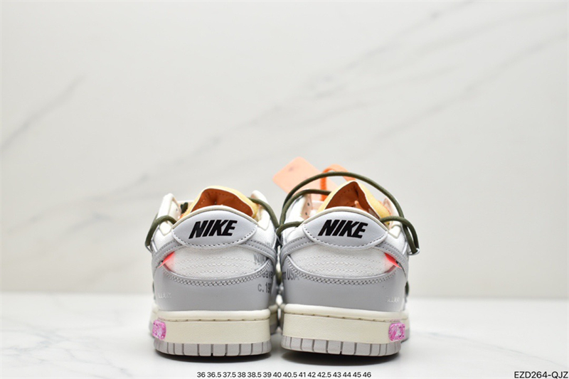 Nike Dunk Low Off-White Lot 22 DM1602-124 SAIL/NEUTRAL GREY-MEDIUM OLIVE