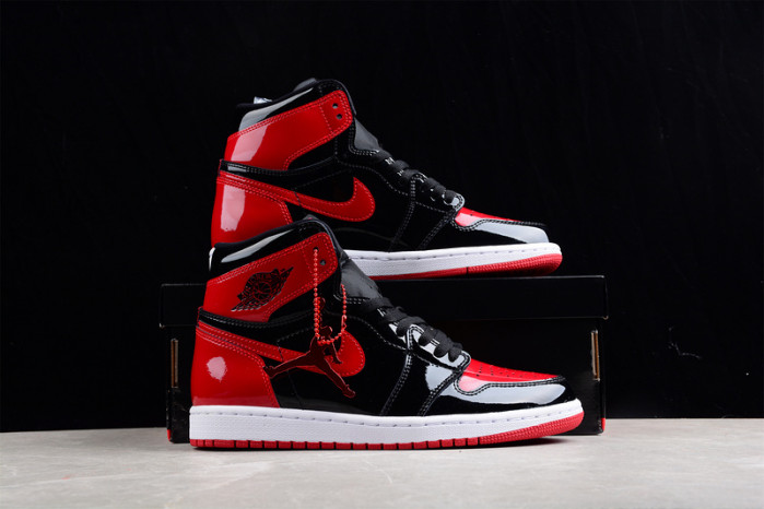 AIR JORDAN 1 HIGH OG BRED PATENT 555088-063/575441-063