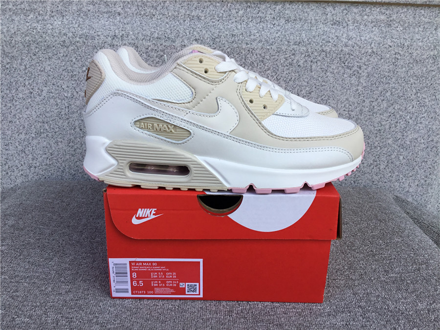 Nike Air Max90 Joint Air Cushion Mesh Breathable Running Shoes CT1873-100