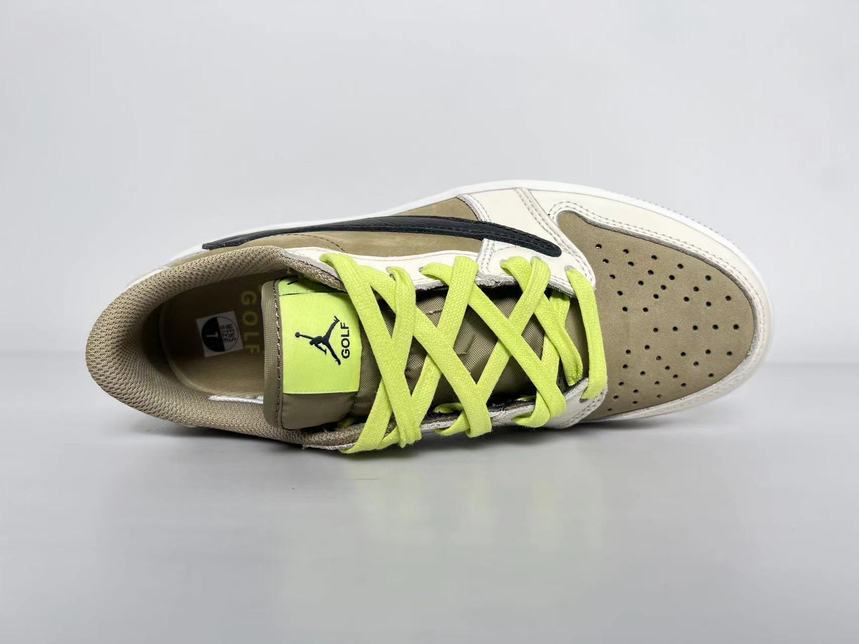 Jordan 1 Retro Low Golf Travis Scott Neutral Olive FZ3124-200