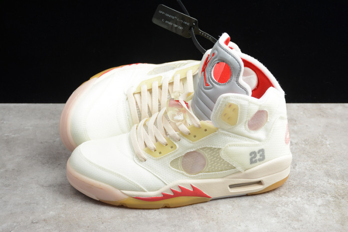 Off-White Air Jordan 5 ice cream colorway CT8480-002