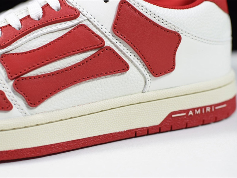 AMIRI Skel Top Low Red White MFS003-9460