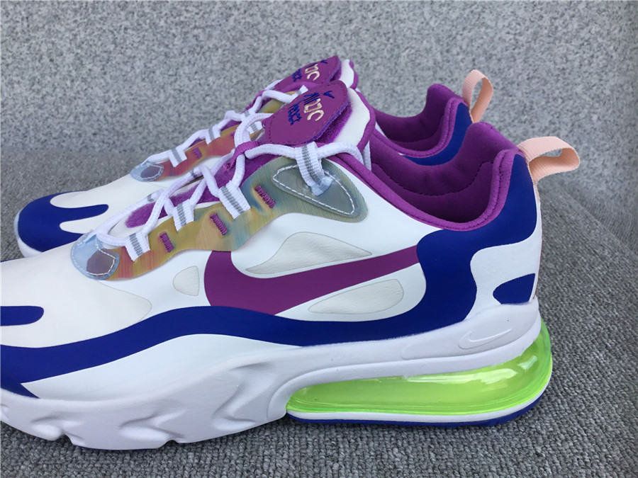 Nike Air Max 270 React Air Cushioned Running Shoe CW0630-100