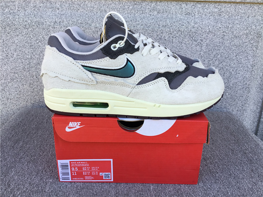 Nike Air Max 1 Nike Half Palm Air Cushion Retro Running Shoes AH8145-001
