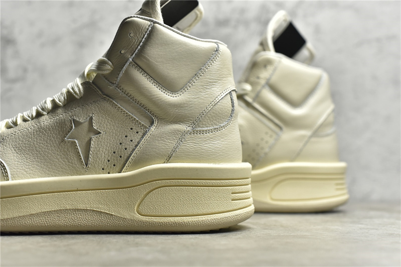 Converse TURBOWPN Mid Rick Owens DRKSHDW Egret 172343C