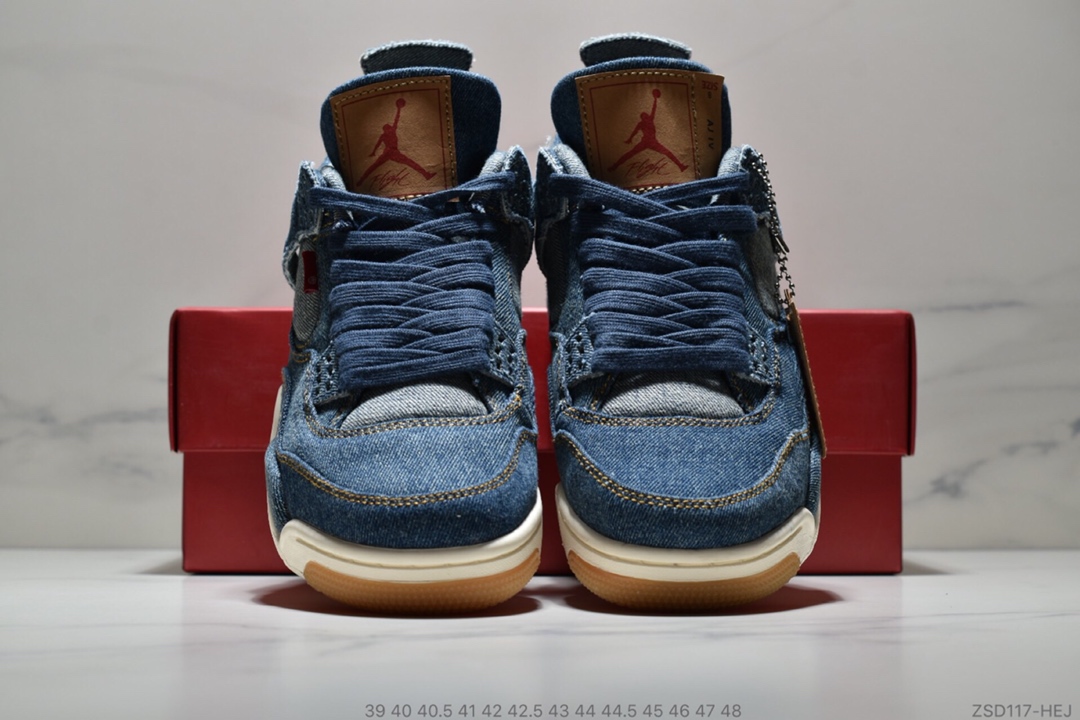 Levis x Nike Air Jordan 4 Denim AO2571-401