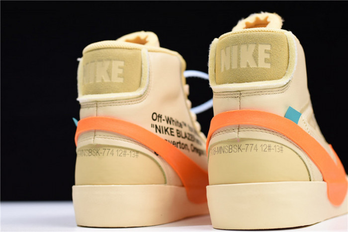 Off-White Nike Blazer Studio Mid Pale Vanilla AA3832-700