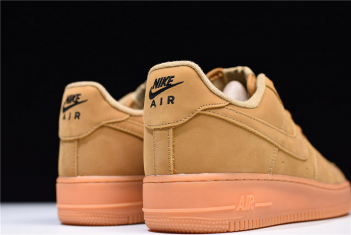 Nike Air Force 1 07 WB Flax/Flax-Gum Wheat Basketball Shoes AA4061-200