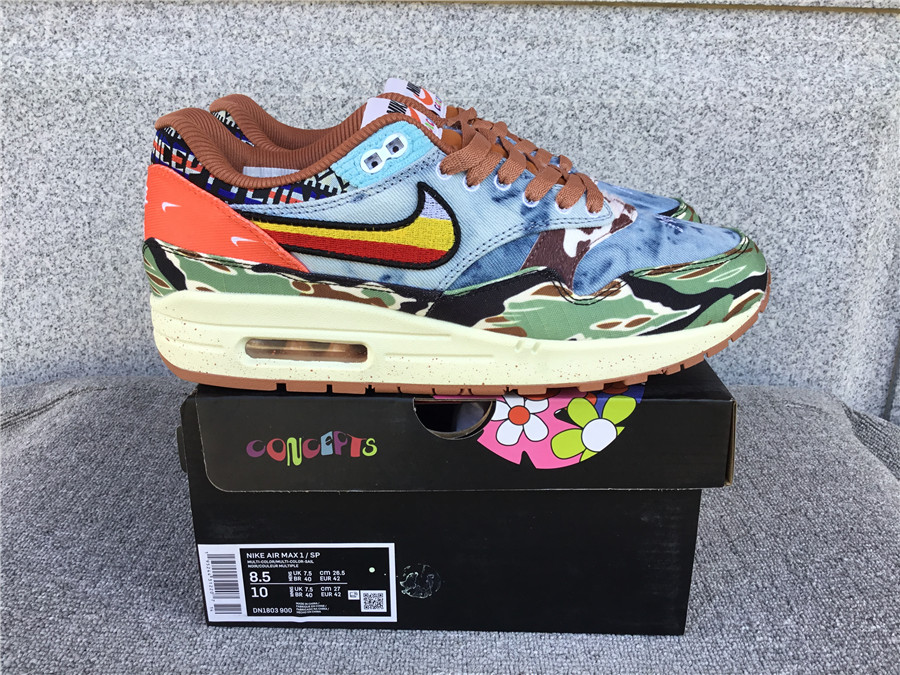 Nike Air Max 1 Nike Half Palm Air Cushion Retro Running Shoes DN1803-900