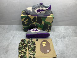 A Bathing Ape Bape Court Sta White Blue Camo